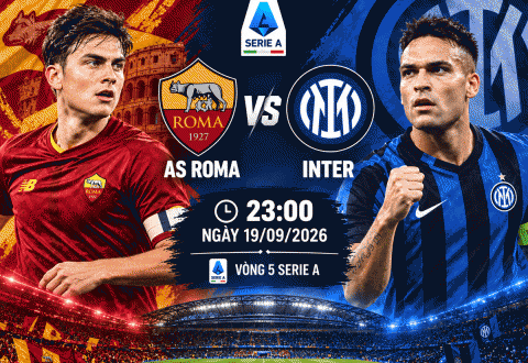 Nhận định AS Roma vs Inter: Đại chiến đỉnh bảng