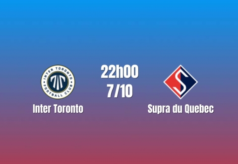 Nhận định Inter Toronto vs Supra du Quebec: Cân sức tại York Lions, 22h00 ngày 07/10/2026