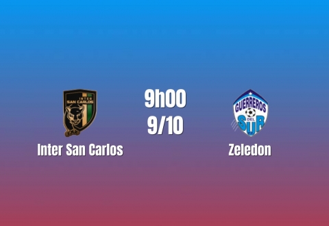 Nhận định Inter San Carlos vs Zeledon: Điểm tựa sân nhà, 9h00 ngày 9/10/2026