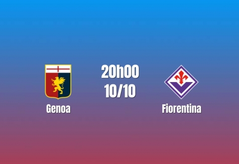 Nhận định Genoa vs Fiorentina: Thử thách bản lĩnh, 20h00 ngày 10/10/2026