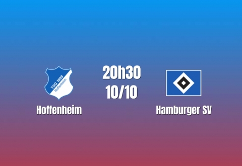 Nhận định Hoffenheim vs Hamburger SV: Cuộc chiến gỡ áp lực, 20h30 ngày 10/10/2026