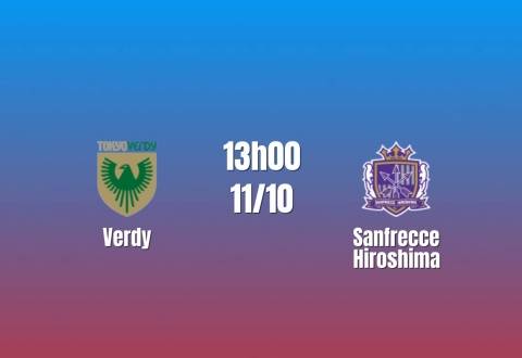 Nhận định Verdy vs Sanfrecce Hiroshima: Khác biệt phong độ, 13h00 ngày 11/10/2026