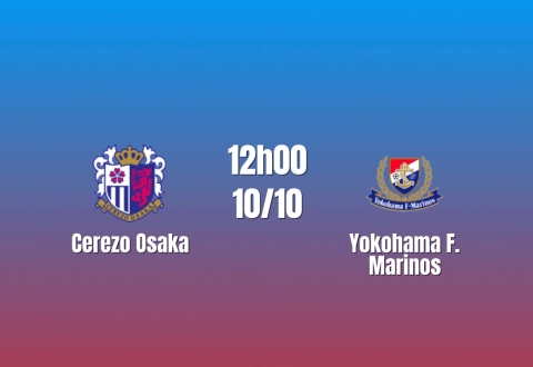 Nhận định Cerezo Osaka vs Yokohama F.Marinos: Khách giữ nhịp, 12h00 ngày 10/10/2026
