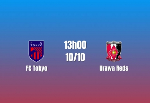 Nhận định FC Tokyo vs Urawa Reds: Thử thách chuỗi thắng, 13h00 ngày 10/10/2026