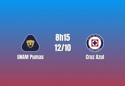 Nhận định UNAM Pumas vs Cruz Azul: Thử thách bản lĩnh, 8h15 ngày 12/10/2026