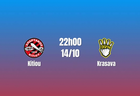 Nhận định Kitiou vs Krasava: Khách tìm lối thoát, 22h00 ngày 14/10/2026