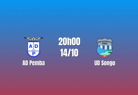 Nhận định AD Pemba vs UD Songo: Khách tìm lại mạch thắng, 20h00 ngày 14/10/2026