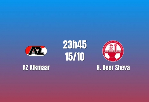 Nhận định AZ Alkmaar vs H.Beer Sheva: Chủ nhà tìm lại niềm tin, 23h45 ngày 15/10/2026