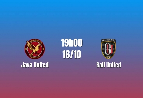 Nhận định Java United vs Bali United: Khách tìm đà thắng, 19h00 ngày 16/10/2026
