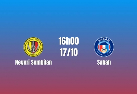 Nhận định Nigeri Sembilan vs Sabah: Giằng co tại Malaysia, 16h00 ngày 17/10/2026