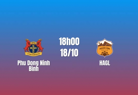 Nhận định Ninh Bình vs HAGL: Hoàng Đức dẫn đường, 18h00 ngày 18/10/2026
