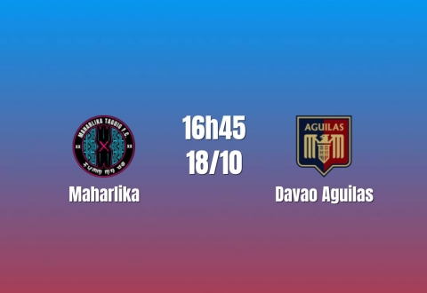 Nhận định Maharlika vs Davao Aguilas: Cuộc đua của hai hàng công, 16h45 ngày 18/10/2026
