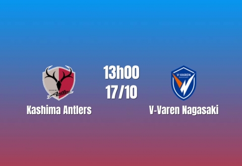 Nhận định Kashima Antlers vs V-Varen Nagasaki: Chủ nhà áp đảo đối đầu, 13h00 ngày 17/10/2026