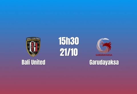 Nhận định Bali United vs Garudayaksa: Chủ nhà cần phản ứng, 15h30 ngày 21/10/2026