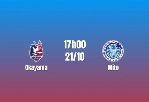 Nhận định Okayama vs Mito: Cơ hội thoát khỏi khủng hoảng, 17h00 ngày 21/10/2026
