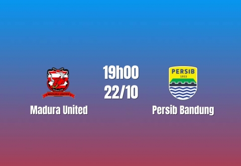 Nhận định Madura United vs Persib Bandung: Khách gặp cửa ải khó, 19h00 ngày 22/10/2026