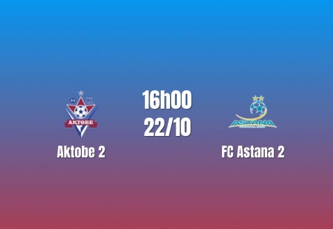 Nhận định Aktobe 2 vs FC Astana 2: Chủ nhà khó cản đà khách, 16h00 ngày 22/10/2026