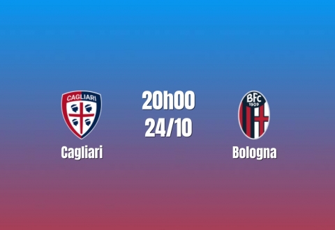 Nhận định Cagliari vs Bologna: Lợi thế mong manh, 20h00 ngày 24/10/2026