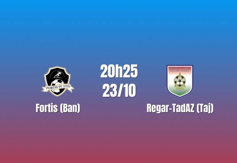 Nhận định Fortis vs Regar-TadAZ: Quyết định vé đi tiếp, 20h25 ngày 23/10/2026