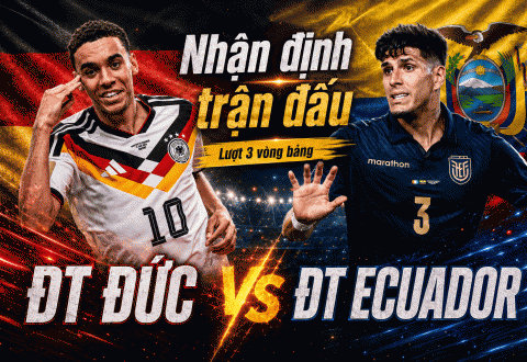 Nhận định Ecuador vs Đức: Toàn thắng vòng bảng, 3h00 ngày 26/6/2026