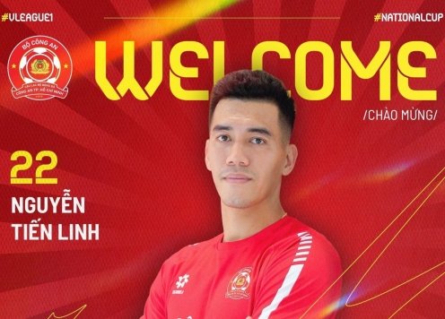 Tiền đạo Tiến Linh ra mắt đội bóng mới