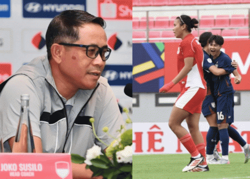 HLV Indonesia thất vọng sau thất bại 0-7 trước Thái Lan