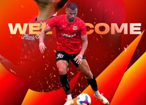 Tiền đạo Brazil từng khoác áo Benfica gia nhập Ninh Bình FC