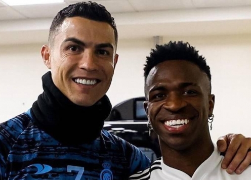 Vinicius Jr: 'Cristiano Ronaldo đã truyền cảm hứng cho tôi'