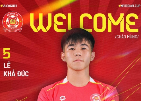 Hậu vệ U20 Việt Nam gia nhập CLB Công an TP.HCM