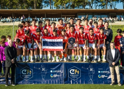 Vượt qua Barcelona, đội Thái Lan vô địch giải ở châu Âu