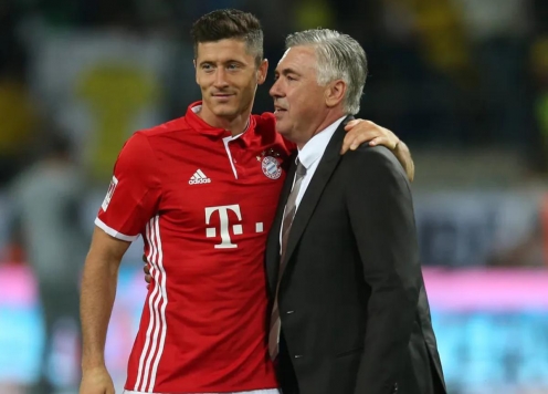 Robert Lewandowski ca ngợi Carlo Ancelotti trước bán kết Cúp C1