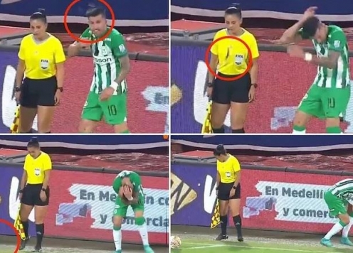Sốc: Cầu thủ Uruguay bị ‘phóng dao’ trúng đầu khi đang thi đấu