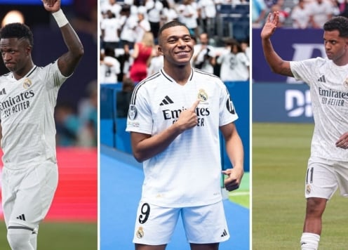 Real Madrid chính thức công bố đội hình đá Siêu cúp châu Âu: Mbappe xuất trận