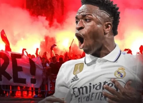 Fan Atletico hô hào chiến dịch 'kinh hoàng' nhắm vào Vinicius