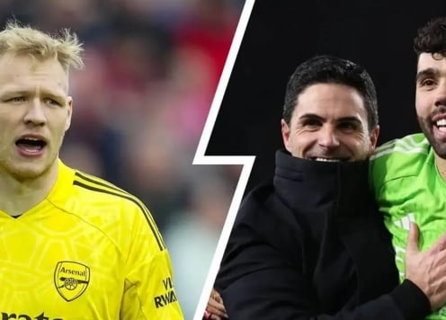 Aaron Ramsdale nói thẳng về David Raya khi rời Arsenal