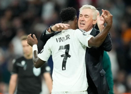 Carlo Ancelotti: 'Quả bóng Vàng 2024 thuộc về Vinicius'