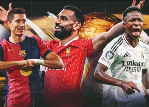 BXH Quả bóng Vàng 2025: Salah tỏa sáng, Barcelona áp đảo Real Madrid