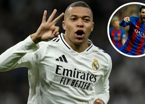 Mbappe cân bằng kỷ lục của Messi với hattrick 'siêu đẳng' vào lưới Man City