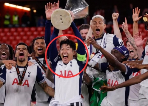 Son Heung-min không có huy chương vô địch Europa League