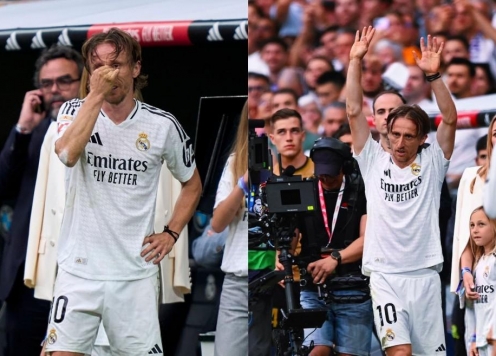 Luka Modric bật khóc: 'Khoảnh khắc tôi không muốn giờ đã đến'
