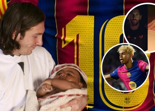 Lamine Yamal bất ngờ được Messi gửi thư