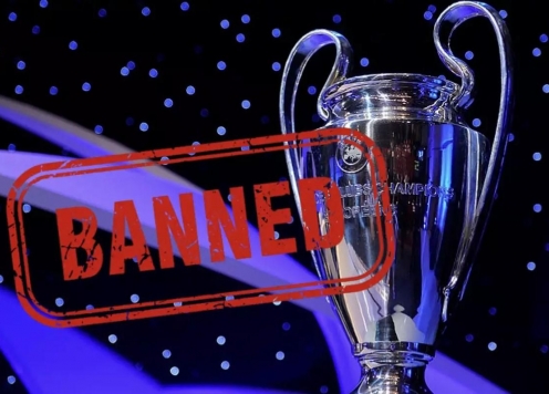 UEFA đã chính thức cấm 5 CLB tham dự Champions League