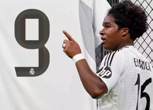 Mặc số 9 của Ronaldo và Mbappe ở Real, không vui đâu Endrick