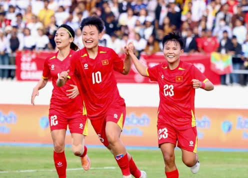 Áp đảo Indonesia, ĐT nữ Việt Nam chính thức vào chung kết SEA Games 33