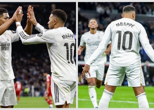 Mbappe san bằng kỷ lục của Ronaldo, Real Madrid áp sát Barca tại La Liga