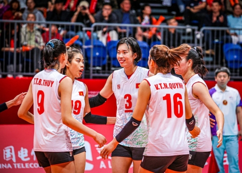 Thanh Thúy ghi điểm 'như máy', bóng chuyền nữ Việt Nam tạo kỳ tích tại sự kiện thể thao đình đám châu lục