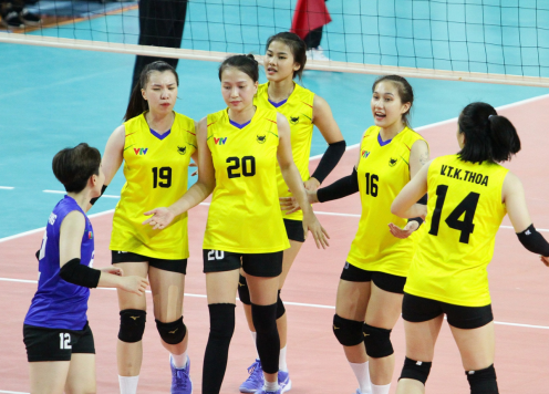Trực tiếp bóng chuyền nữ VTV Bình Điền Long An 1-0 U20 Việt Nam: Trên cơ hoàn toàn