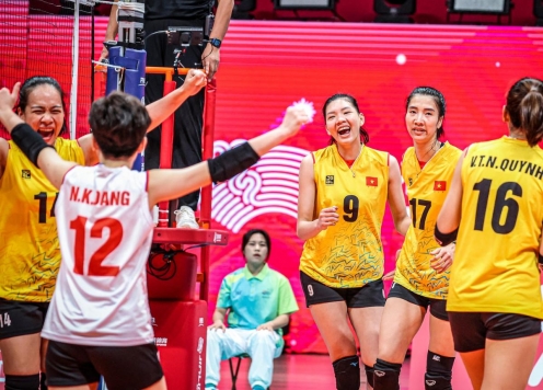 Hàn Quốc vẫn đứng sau bóng chuyền nữ Việt Nam trên BXH thế giới