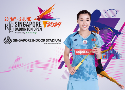 Lịch thi đấu cầu lông Singapore Open 2024 [28/5-2/6]: Niềm hy vọng Nguyễn Thùy Linh