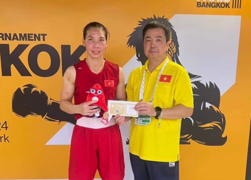 Hà Thị Linh nhận thưởng nóng sau khi có vé Olympic